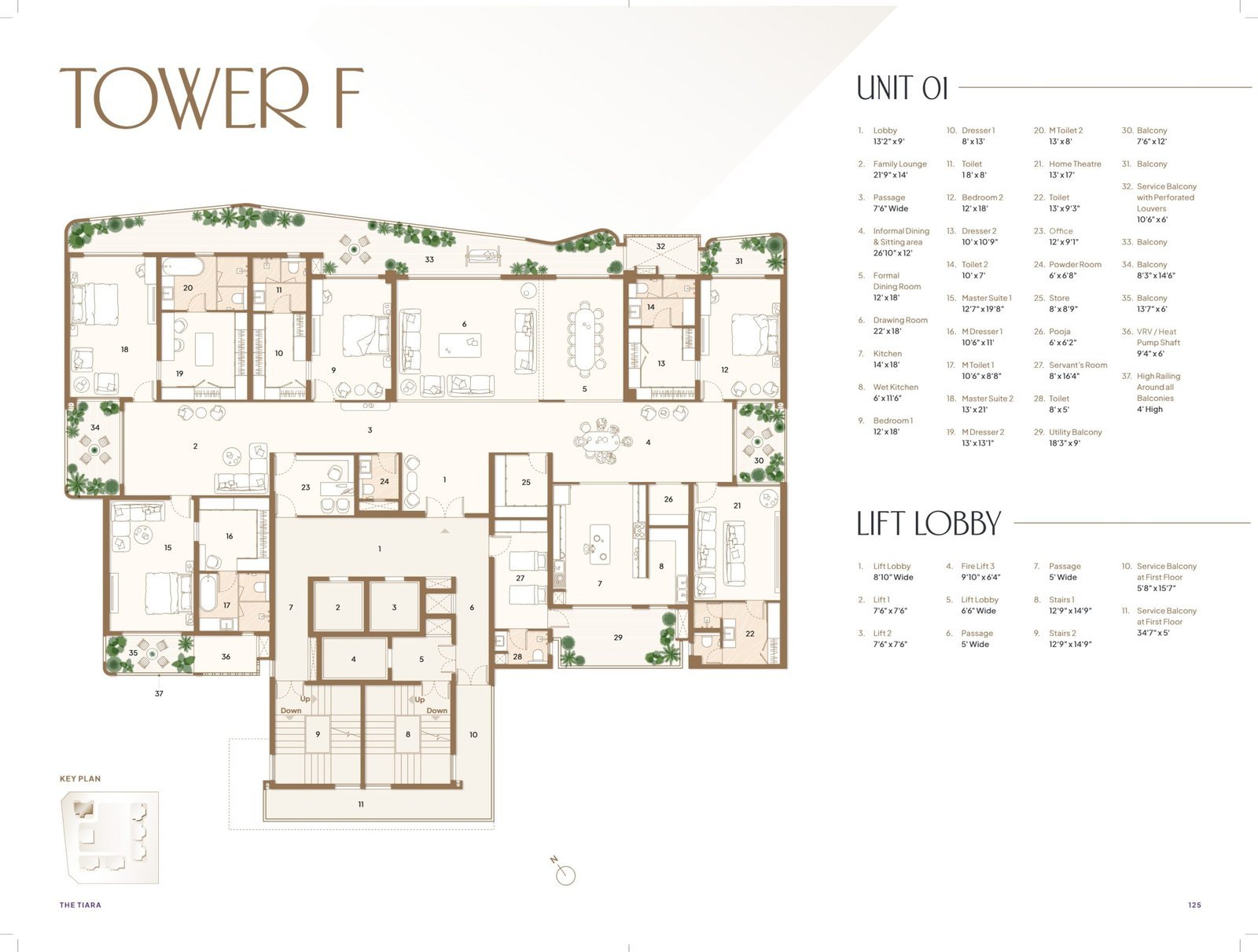 The Tiara Tower 6 Iconic Tower Floor Plan